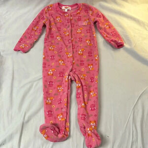 Monkey Bars - long sleeve footed fleece sleeper. Size 24 months